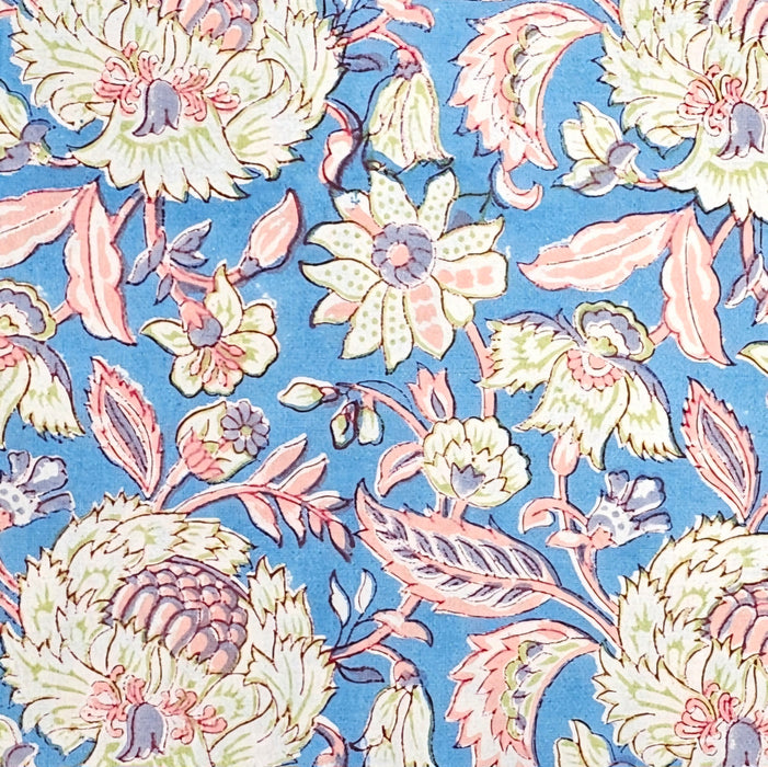 Block Print Tablecloth 110 x 110 cm