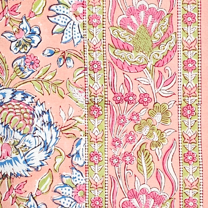 Block Print Tablecloth 110 x 110 cm
