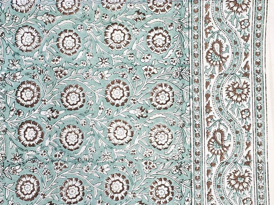 Block Print Tablecloth 150 x 150 cm