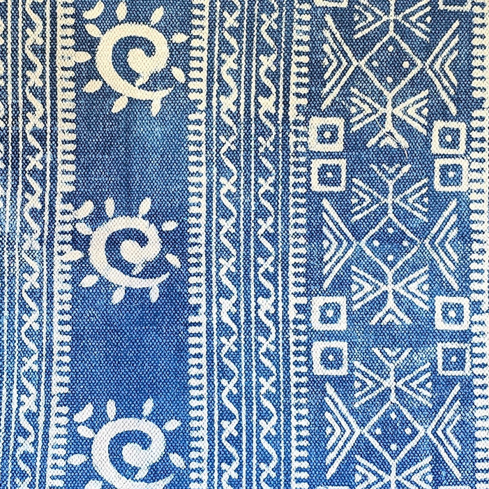 Small Block Print Dhurrie (56 x 90 cm)