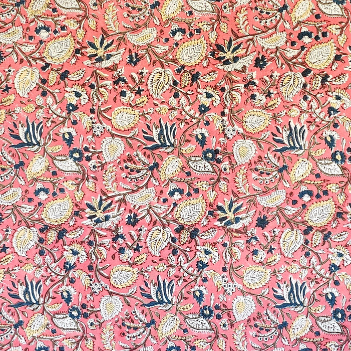Block Print Tablecloth - Red