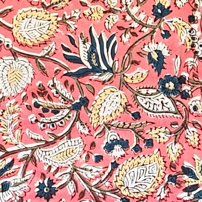 Block Print Tablecloth - Red