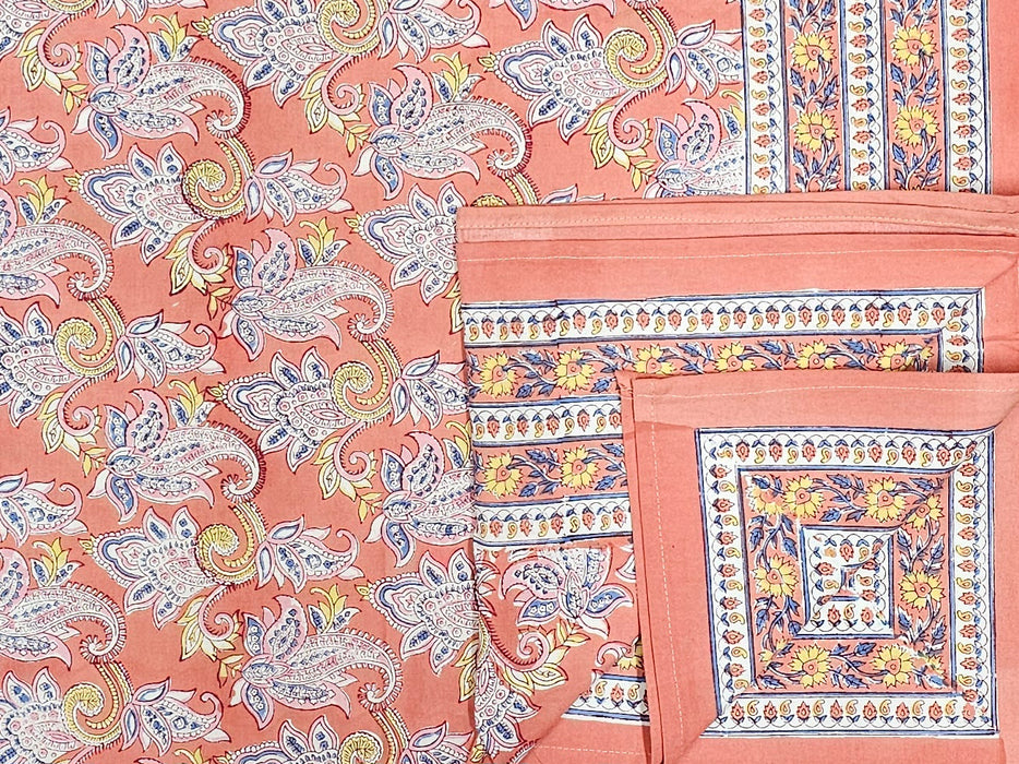 Block Print Cotton Tablecloth