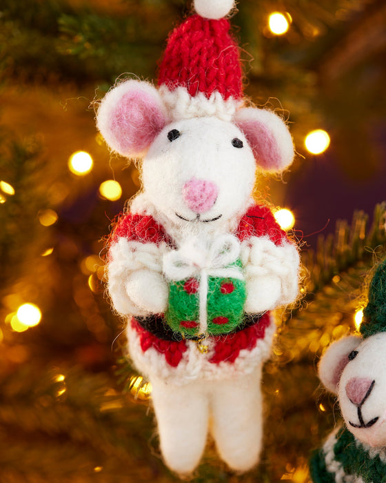 Felt Santa Elf Christmas Decoration