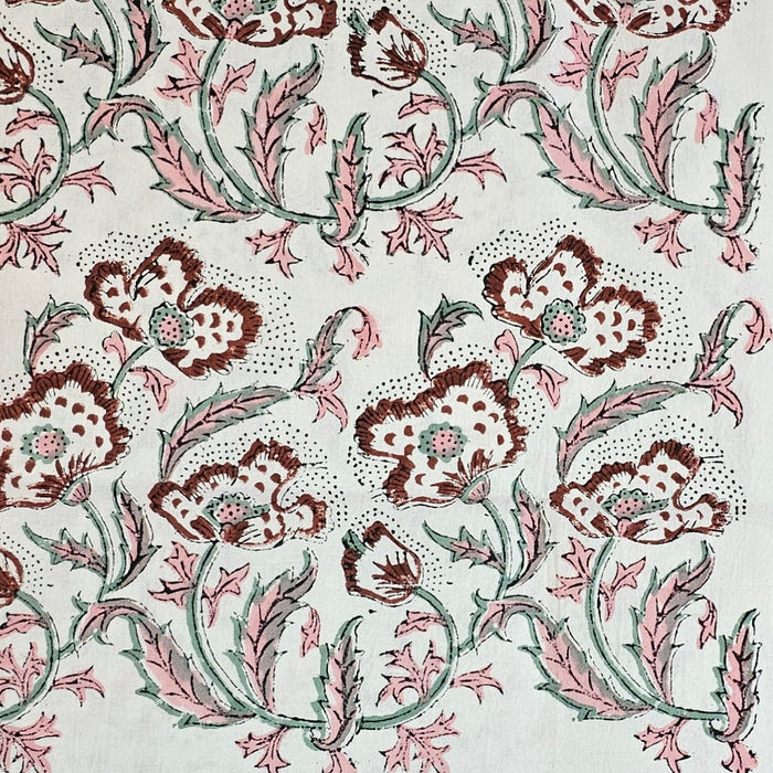 Block Print Tablecloth 110 x 110 cm