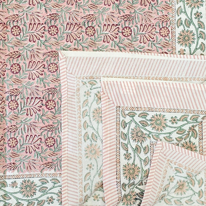 Block Print Tablecloth 150 x 220 cm