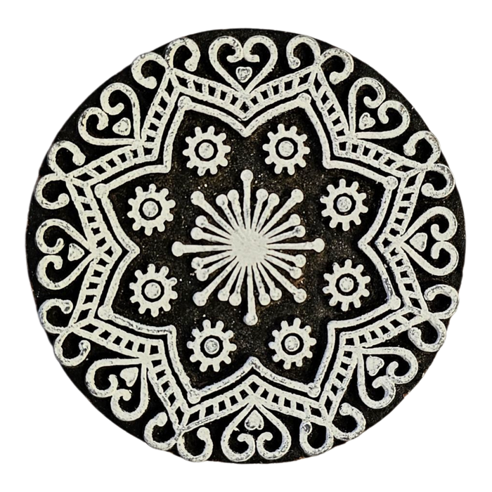 Mandala A Design Wooden Carved Printing Block