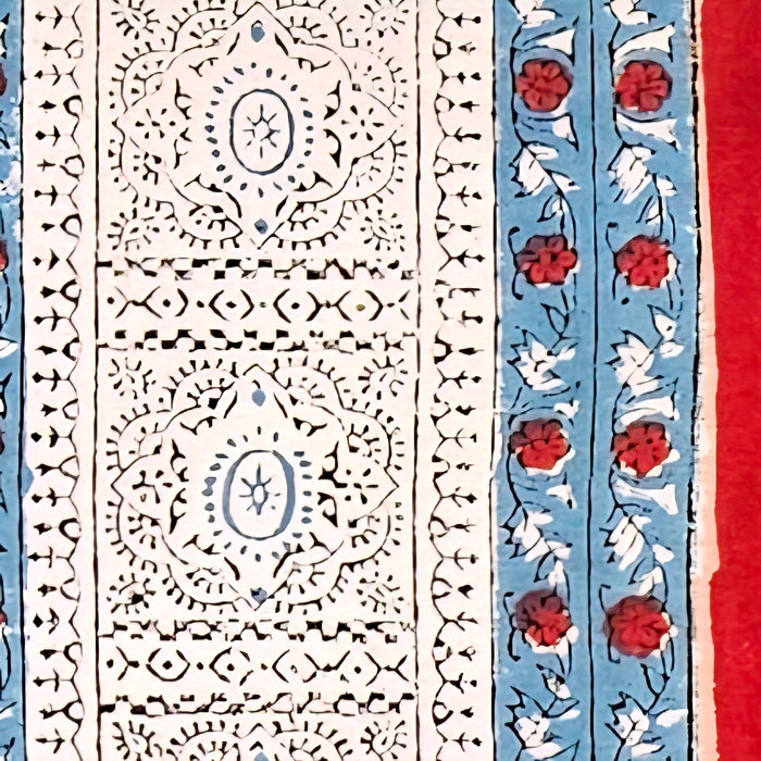 Block Print Cotton Tablecloth