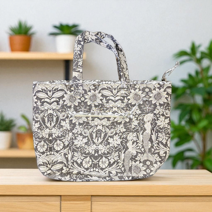 Cloudy Mermaid Quilted Shoulder Bag