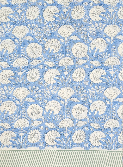Block Print Tablecloth - Casper Floral Design