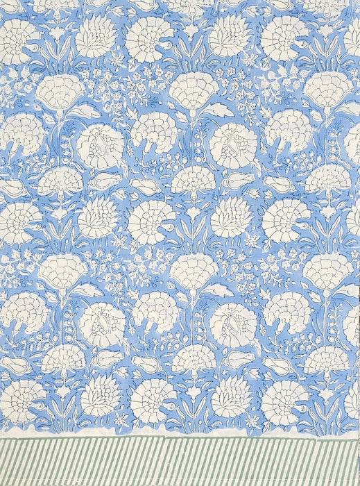 Block Print Tablecloth - Casper Floral Design