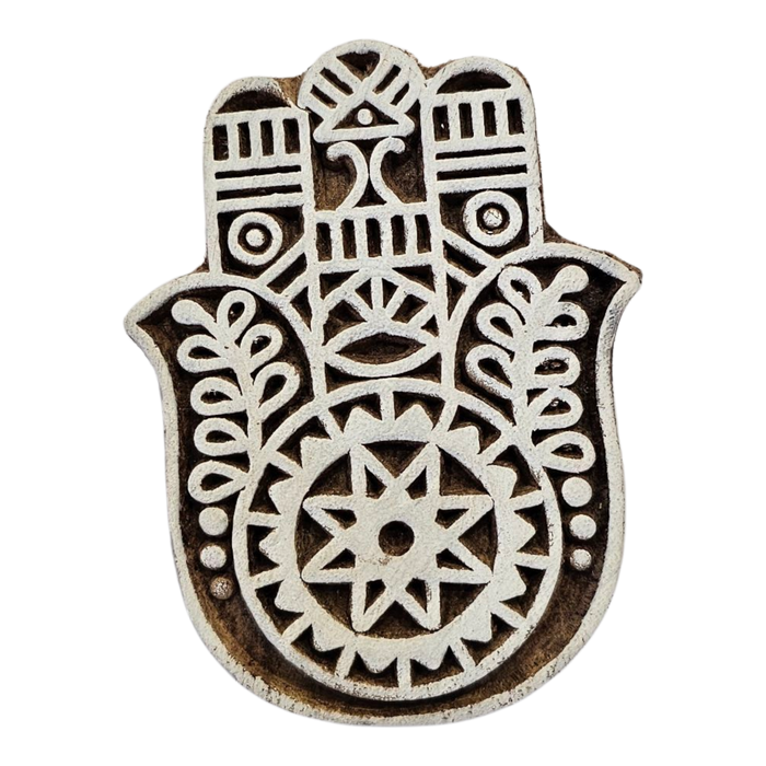 Hand Design Wooden Carved Printing Block