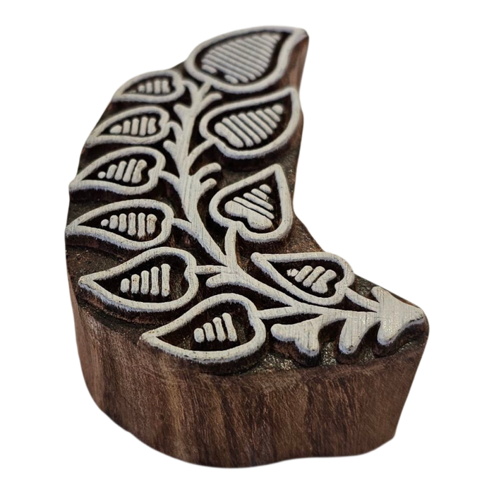 Branch Design Wooden Carved Printing Block