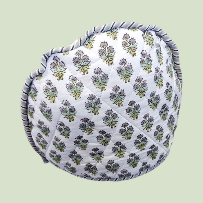Bouquet Block Print Tea Cosy