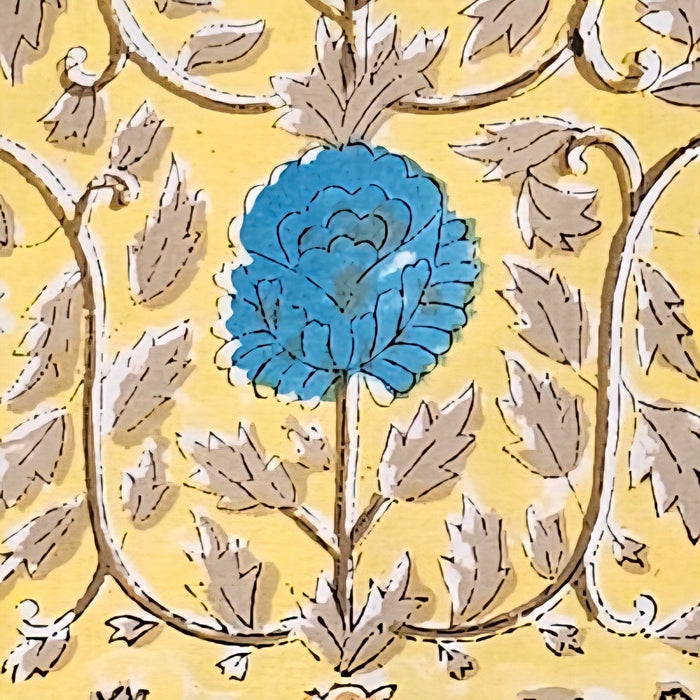 Block Print Cotton Tablecloth