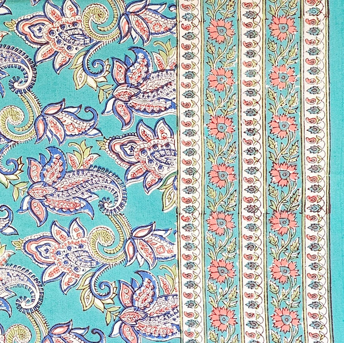 Block Print Cotton Tablecloth