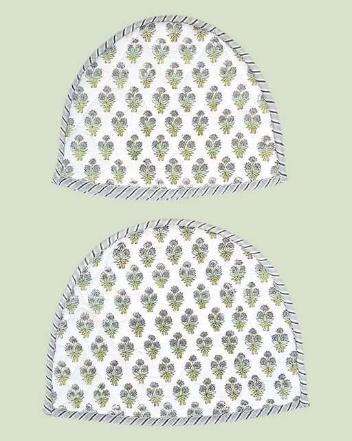 Bouquet Block Print Tea Cosy