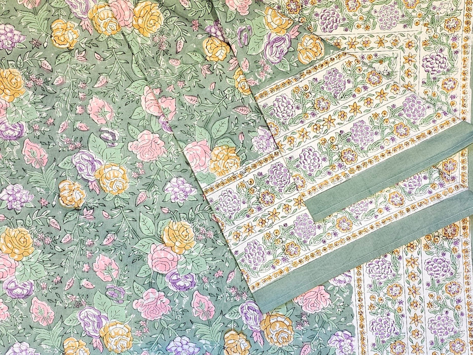 Block Print Cotton Tablecloth