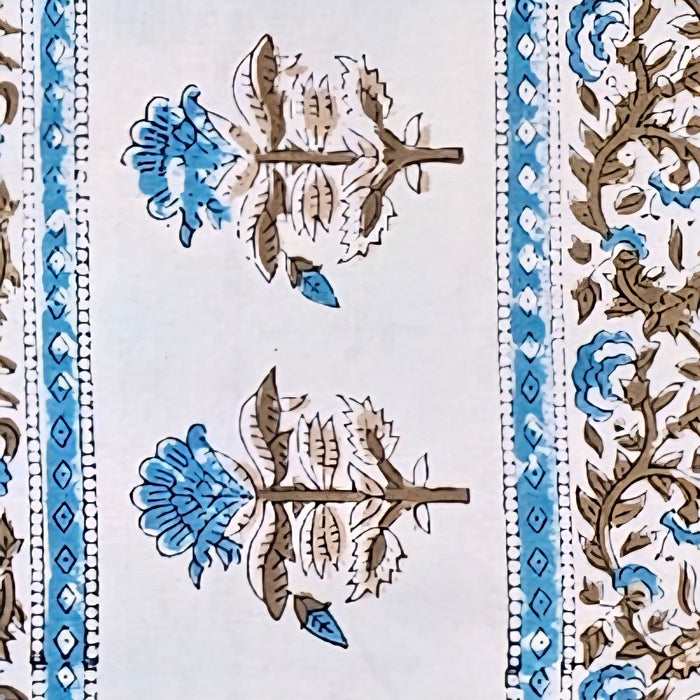 Block Print Cotton Tablecloth