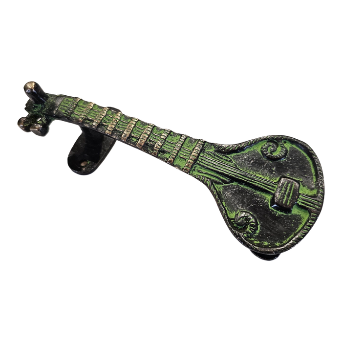 Green Sitar Brass Handle