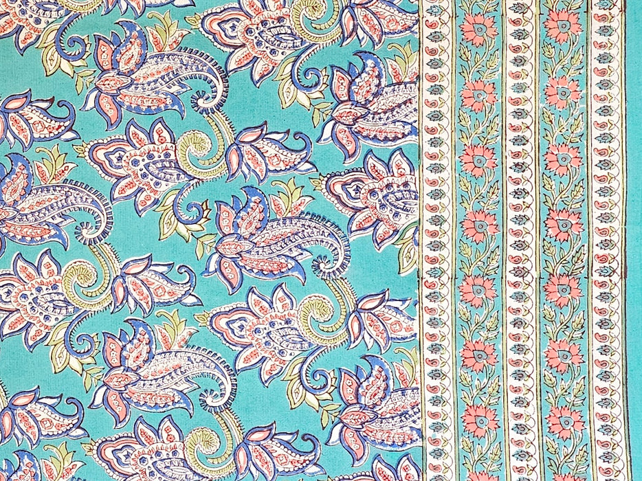 Block Print Cotton Tablecloth