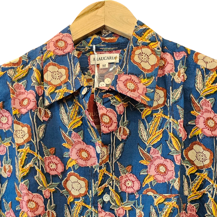 Block Print Shirt - Sea Meadow