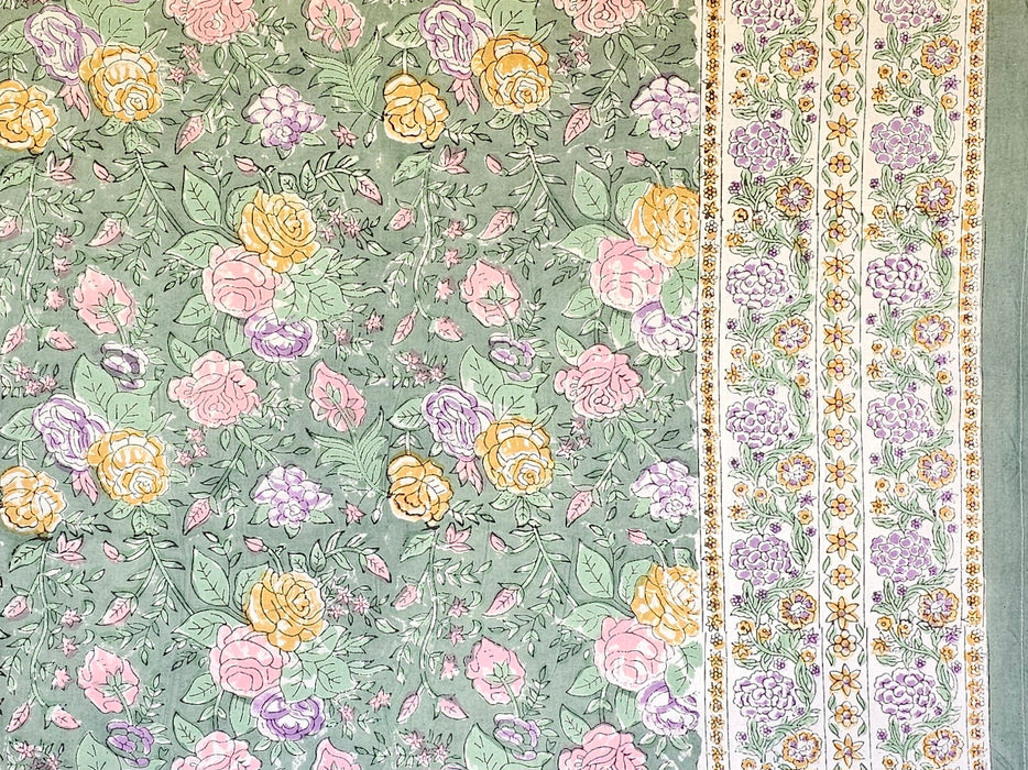 Block Print Cotton Tablecloth