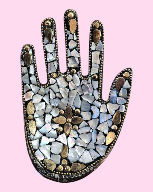 Mosaic Hand Incense Holder