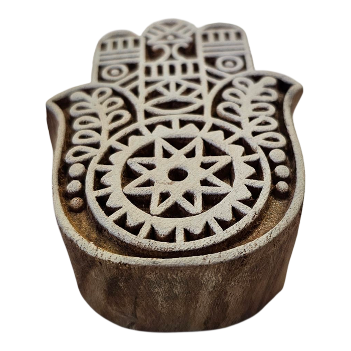 Hand Design Wooden Carved Printing Block