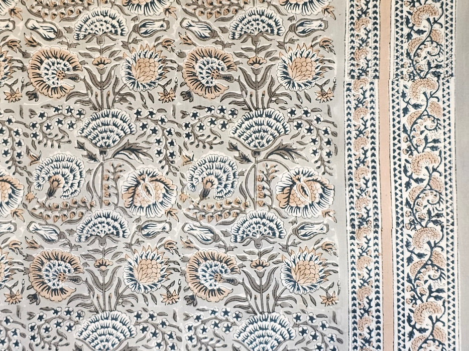 Block Print Cotton Tablecloth