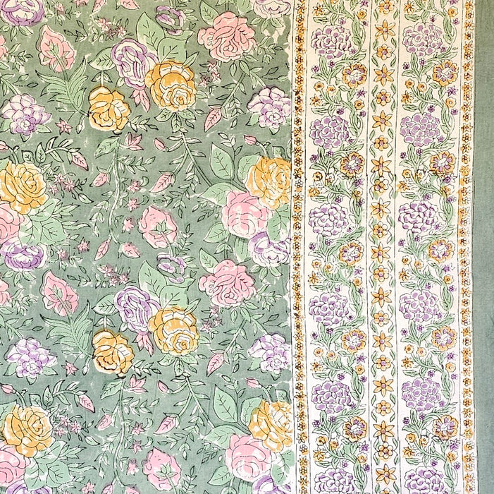 Block Print Cotton Tablecloth