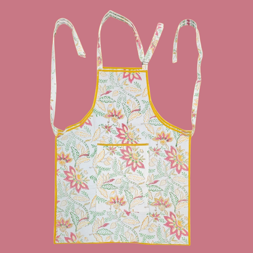 Cotton Apron - Golden Sunshine Floral Design