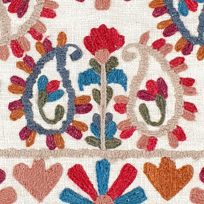 Paisley Embroidered Cushion Cover