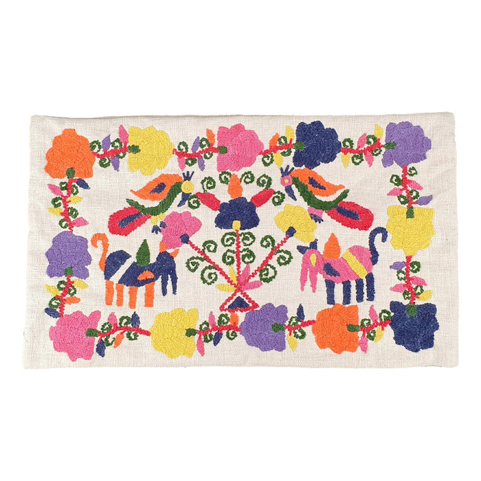 Naive Embroidered Cushion Cover