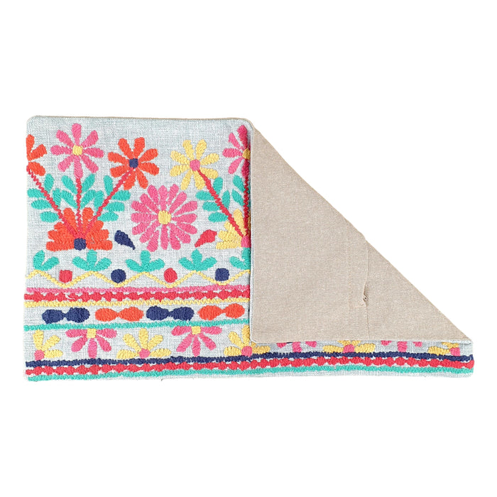 Eden Embroidered Cushion Cover