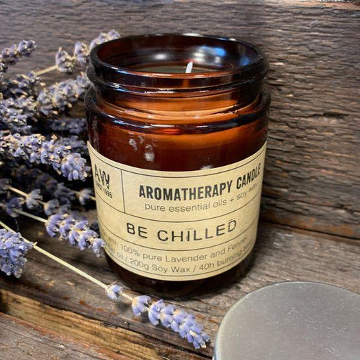Be Chilled Aromatherapy Candle with Lavender and Fennel Essential Oils