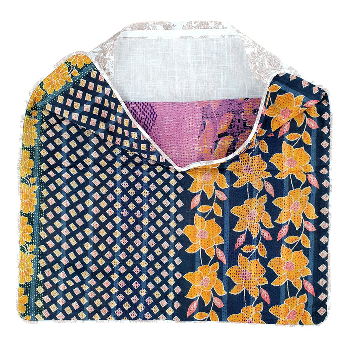 Large Kantha Cushion Cover 60 x 60 cm