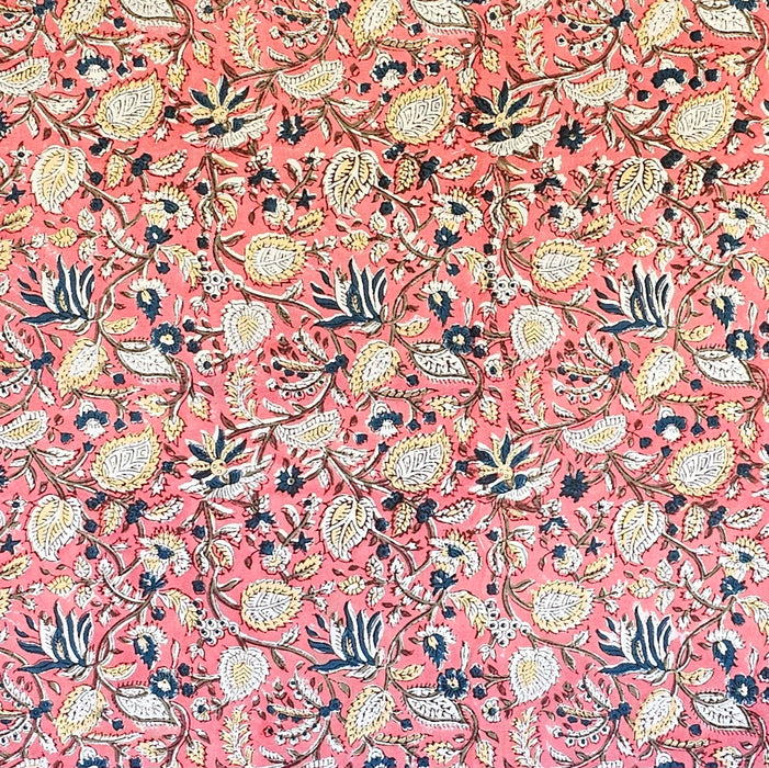 Block Print Tablecloth - Red