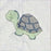 Green Turtles Baby Quilt