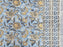 Block Print Cotton Tablecloth - Blue, Brown and Yellow