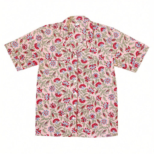 Beatrice Block-Printed Cotton Short Pyjama Set
