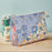 Blue Patchwork Blockprint Large Wash Bag
