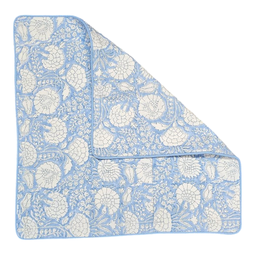 Casper Floral Design Cushion Cover showing reverse side