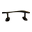Decorative metal handle with a curved fish design on a white background