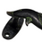 Close up image of the head of a Dolphin Design Green Patina Brass Handle on a white background