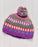 Handknited and fleece lined Dolpo Pompom Beanie Hat