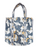 Tote bag with crane pattern on a grey background