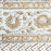 Border design of block print tablecoth