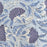 French Blue and White Floral Cotton Block Print Tablecloth