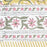 Hand Block Printed Cotton Tablecloth | Marigold Jaal | Small Square 110 x 110cm